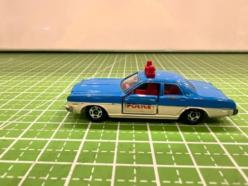 Tomica Tomy Dodge Coronet Custom Police Car 1/74 Scale Made In Japan 1976 - Picture 2 of 9