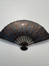 Vintage Sterling Silver Fan Lin Brooch Made In Sian Vtg Fashion Accessories