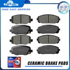 For 2014 2015 2016 -2022 Jeep Cherokee Front And Rear Brake Pads Set