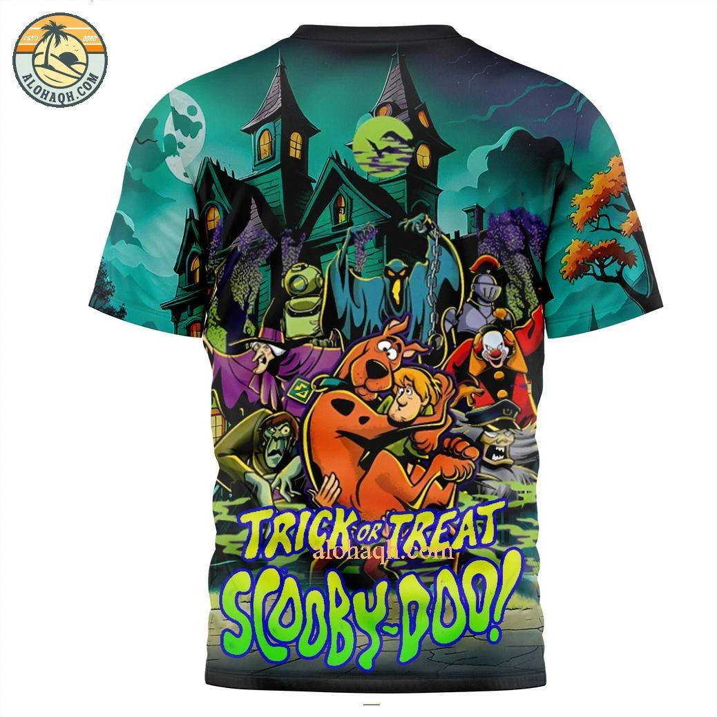 Scooby-Doo Halloween Trick Or Treat 3D T-Shirt
