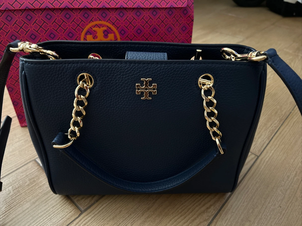 TORY BURCH CARTER SMALL TOTE ROYAL NAVY