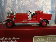 1/43 Ashton Models AH 7 1923 Ahrens-Fox Type NS4 Piston Pumper "Pittsburgh" Fire