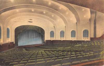 Bloomington Indiana University Auditorium Interior Antique Postcard