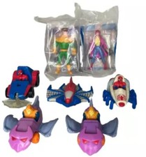 Spider-Man McDonalds Happy Meal Toys Lot of 7 New Used 1995