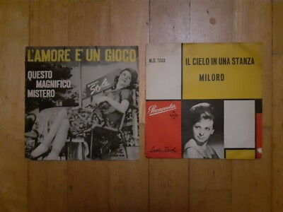 Leda Devi - 2 Schallplatten: Der Himmel in einem Raum, Milord; Liebe ist ein Spiel, This