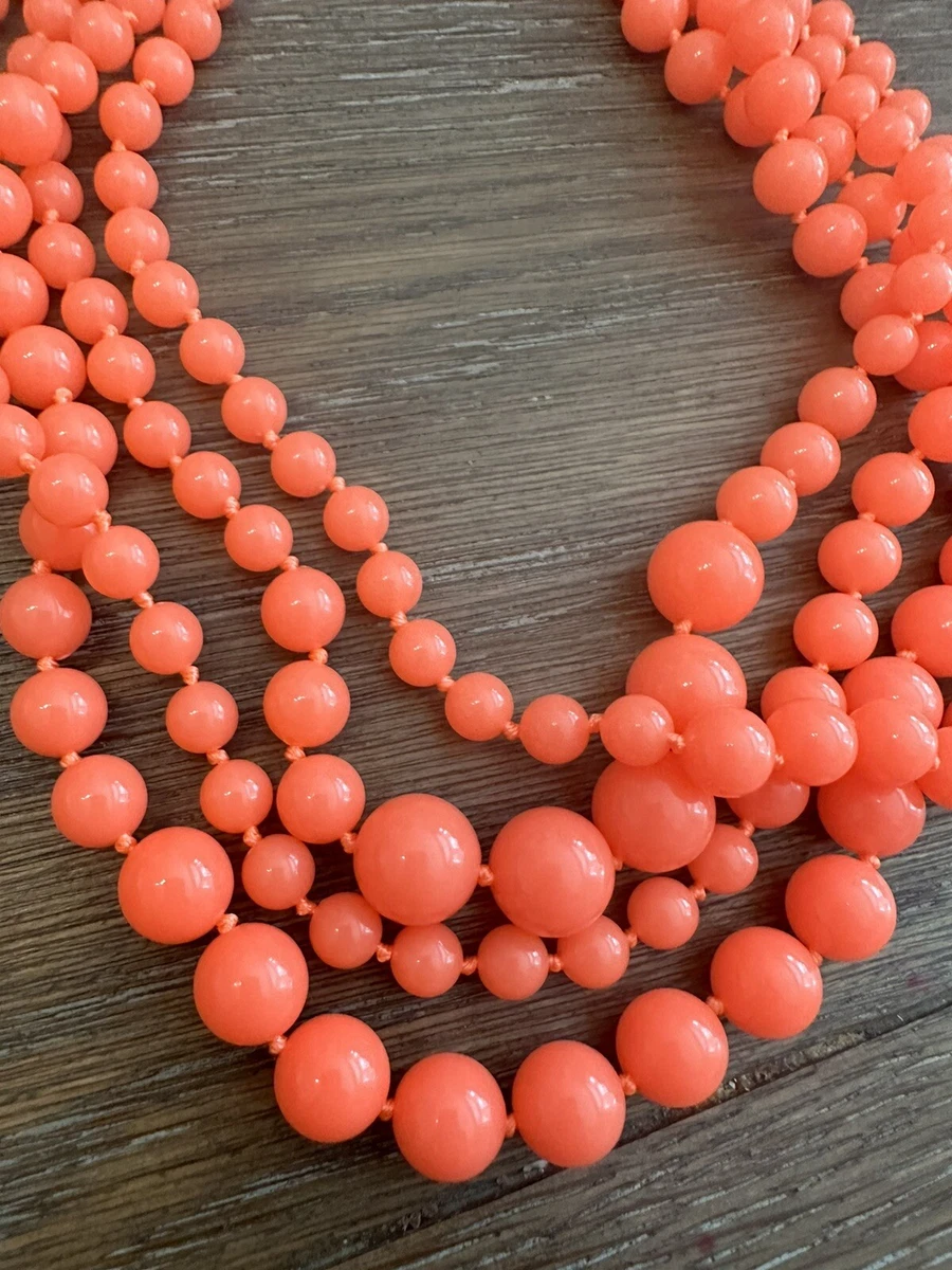 Neon bead necklace deals