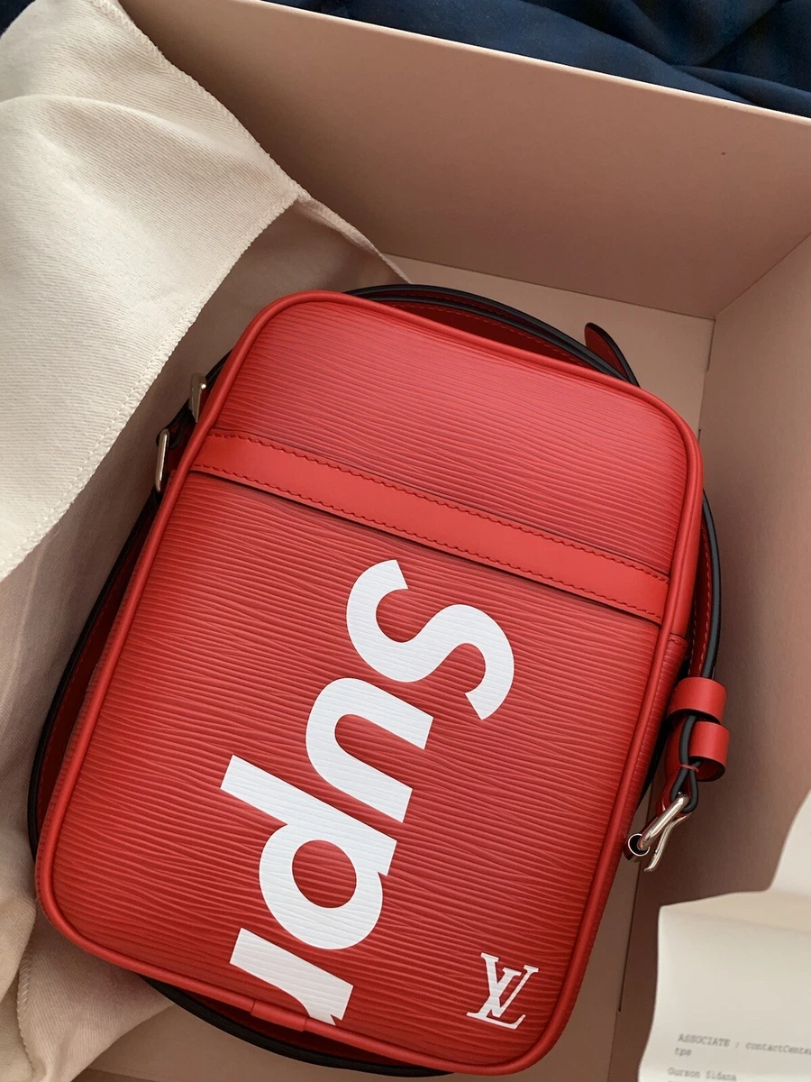 Louis Vuitton x Supreme Red Epi Leather Danube PM Bag Louis Vuitton