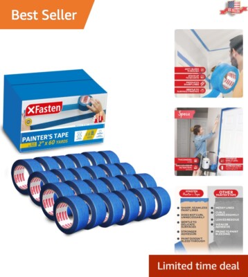 Artisan Grade Blue Painters Masking Tape Bulk - Sharp Edge Line Technology