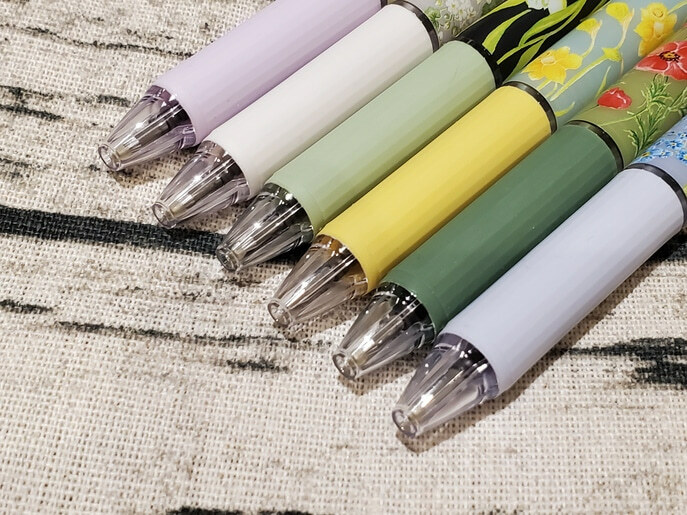 Pentel FEEL Pens Japanese Flowers Floral Designs Gift BX115 Cute