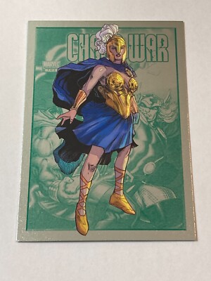 Athena 2014 Marvel Universe Emerald Parallel Card #75 Rare Serial # /100