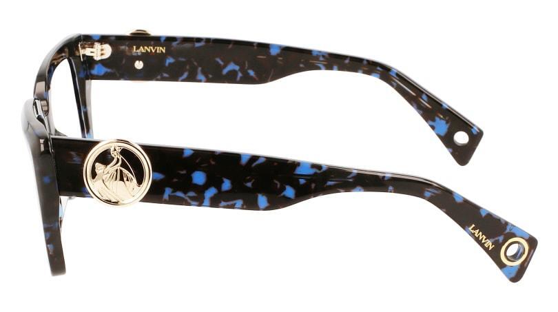 LANVIN スクエアフレムメカネ LNV2618 425 NEW Lanvin LNV 2618 425 Blue Havana Eyeglasses 53/17/140