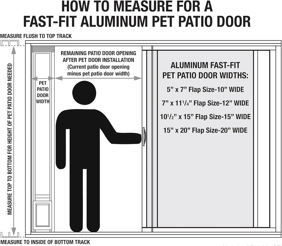 Puerta de patio de aluminio para mascotas, altura ajustable 77-5/8" a 80-3/8", 10-1/2" Foto 3 de 4