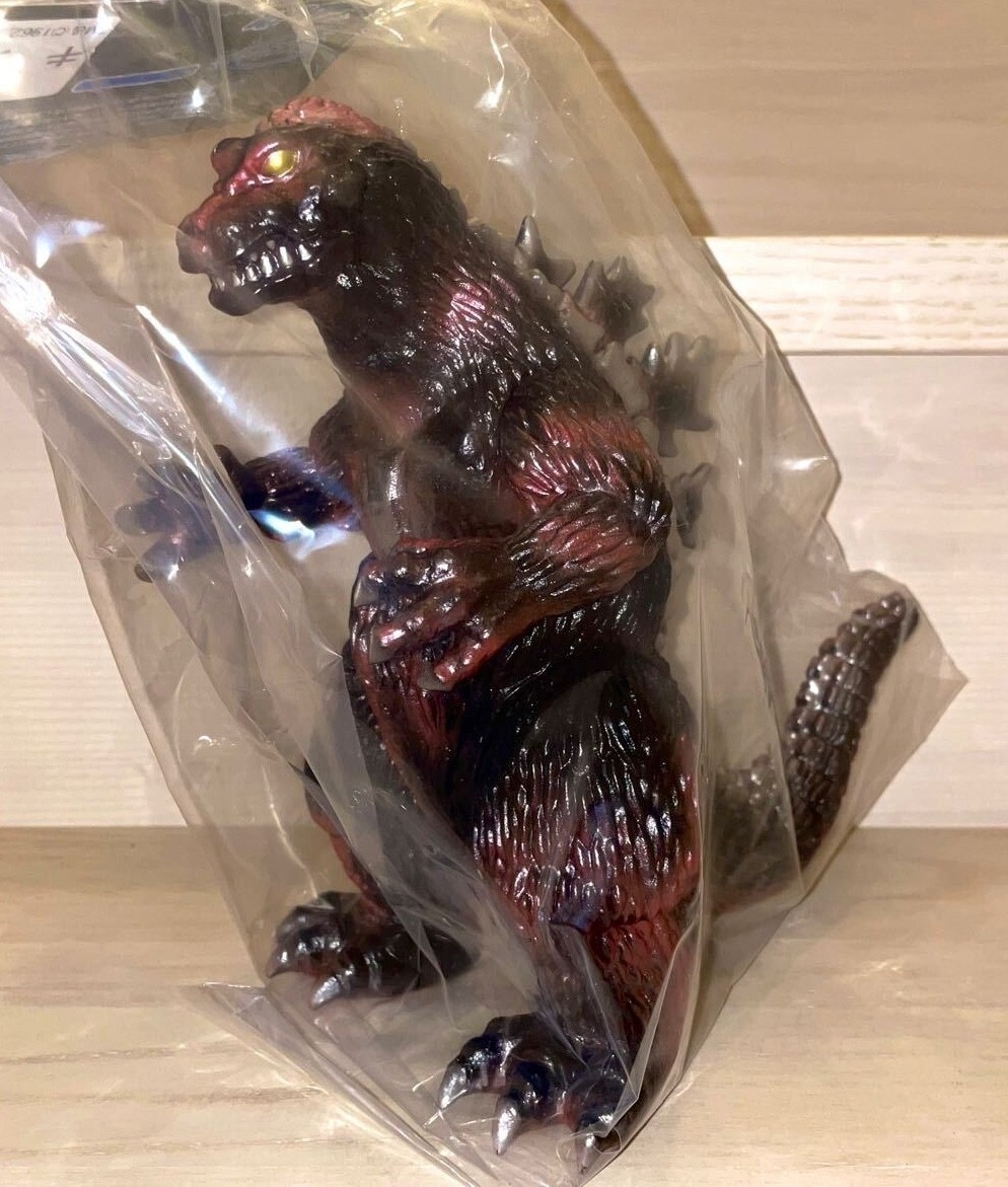 Gigabrain Godzilla 1962 Kingoji Black Molding Metallic Red Painted