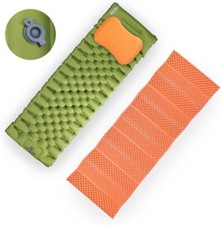 Insulated Inflatable Sleeping Pad Mat for Outdoor Camping Waterproof Thickness