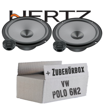 Hertz Lautsprecher für VW Polo 6N2 Einbauset Tür vorne Front Paar System Boxen