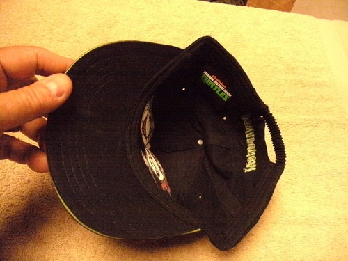 Black Teenage Ninja Turtles Baseball Cap, size Youth L/XL, Used , Shelf Wear, - Picture 4 of 10