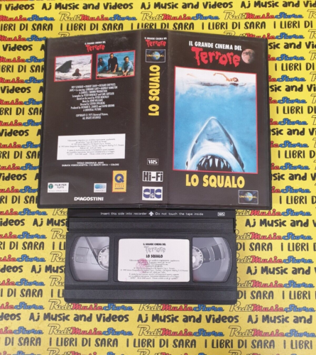 VHS film LO SQUALO il grande cinema del terrore 1995 DE AGOSTINI CDT37 (F136) - Picture 1 of 1