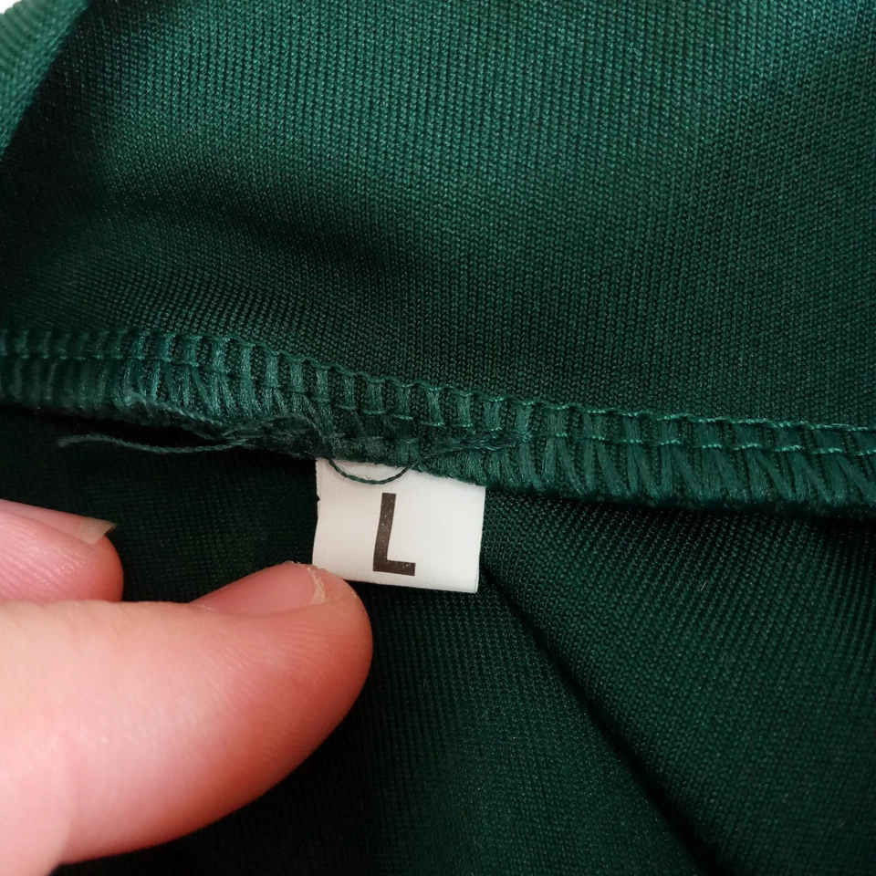 Mameluco verde para mujer manga larga talla L grande Foto 4 de 4