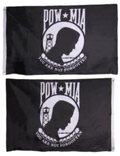 Pow Flags 3x5 Outdoor - Mia Pow Flag Double Sided 3 Ply Heavy Duty