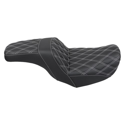 Driver Passenger Seat Fit For Harley Dyna Fat Bob Super Glide Street Bob 2006-17 - Picture 6 of 17