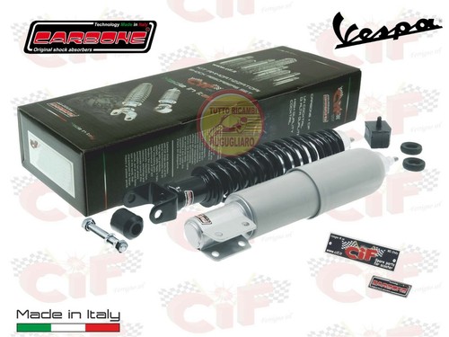 Kit Ammortizzatori Carbonio Per Vespa PX PE 125-150-200 E T5 - Anteriore E Posteriore Originali - Foto 11