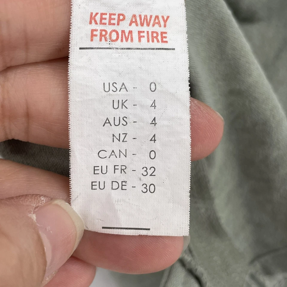 Nasty Gal укороченный верхний открытый крест назад зеленый богемное хиппи женщин размер 0 фестиваль клуб - Изображение 4 из 4