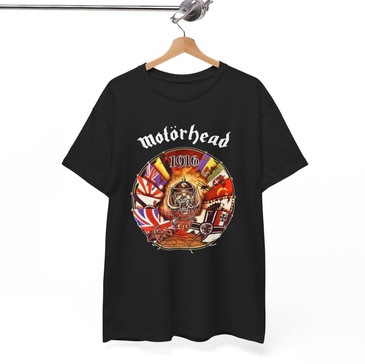 MOTORHEAD Motörhead 1916 LEMMY KILMISTER NEW BLACK T-SHIRT 5XL