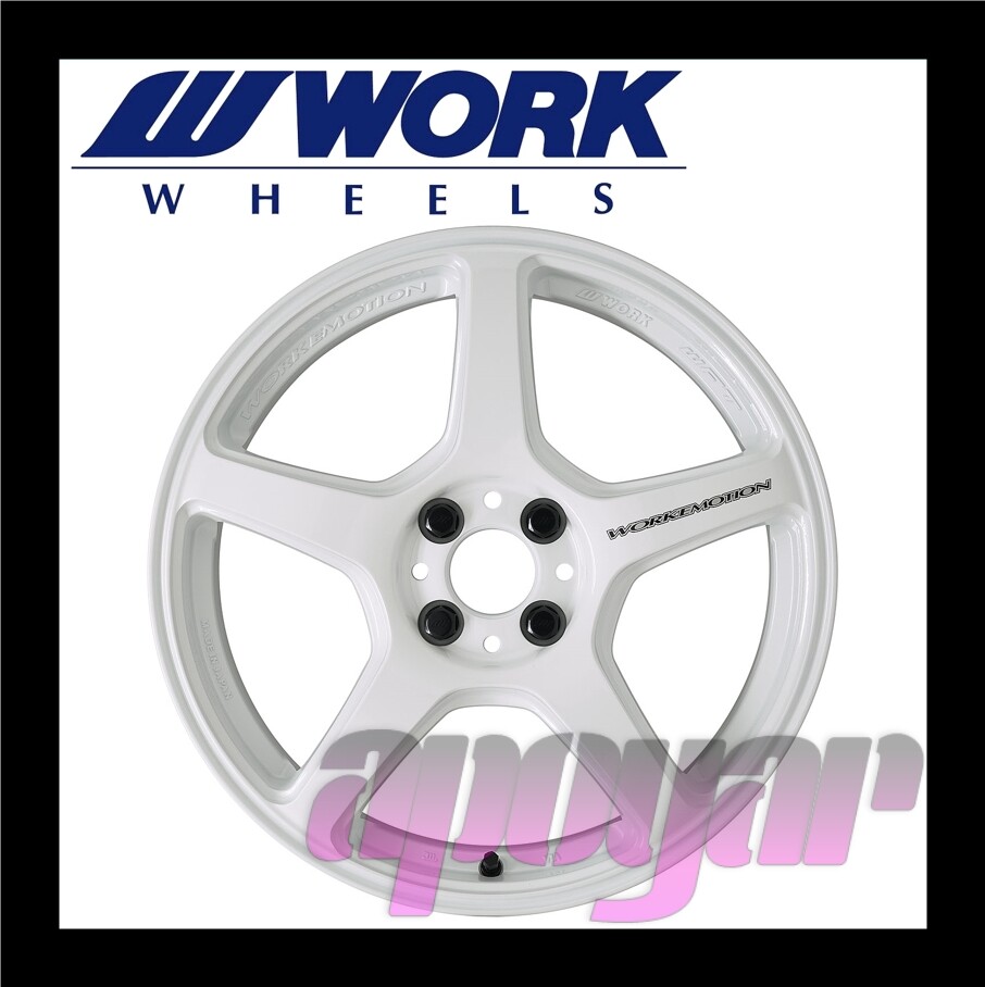 WORK EMOTION T5R WHEEL (1pcs) 17 inch 7.0J 50 4H 100 Ice White 