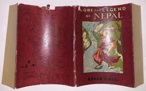 1961, 1st Ed, LORE AND LEGEND OF NEPAL, by KESAR LALL, ILLUSTRATED, FOLKLORE - Picture 3 of 13