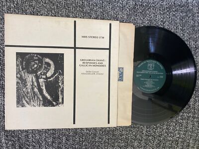Gregorian Chant Lp Responses And Gallican Monodies  1980  V. G / Vinyl N. M