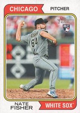 2023 Topps Heritage #352 Nate Fisher Chicago White Sox
