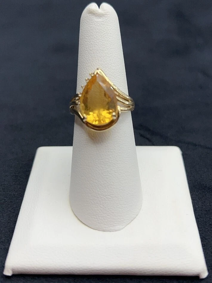 5 carat cheap citrine ring