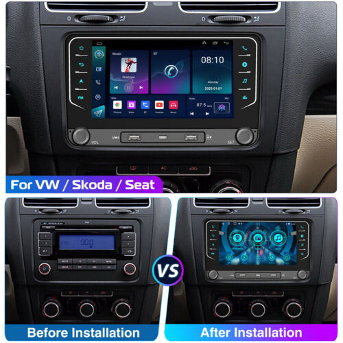 Android 14 Carplay 64G For VW Volkswagen Jetta Passat 7" Car Stereo Radio GPS BT - Picture 4 of 16