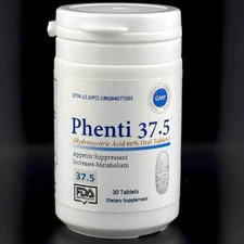 Phenti 37.5, Appetite Suppressant, Diet Pills for Weight Loss-Fat Burner
