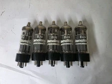 (5) NOS Vintage EL36 6CM5 TV HV Line Operated Output Pentode Electron Tube