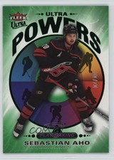 2025-26 Upper Deck Fleer Ultra Power Green 2/10 Sebastian Aho #UP25of25 1qc