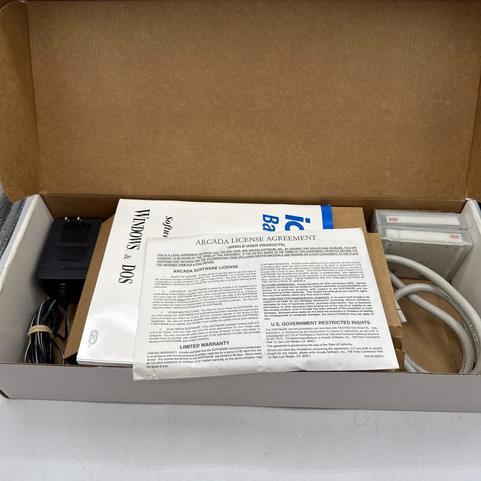 Iomega Tape250 Parallel Port II QIC 80 Tape Backup Drive - Image 3 of 4