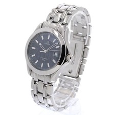 Omega Wristwatch Seamaster 120 Date Quartz Men's 2511.81 Round Navy Dial