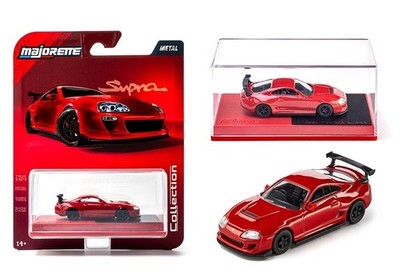 Majorette 1:64 Collector Series Wave 4 1985 Toyota Supra Red Model Car 1023-3I