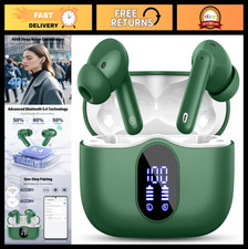 Wireless Earbuds Bluetooth 5.4, Noise Cancelling, IP7 Waterproof, 36H Playtime,