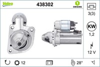 Anlasser Starter Valeo Origins - NEW O.E. Technologie 438302 FüR Focus V60 Ford