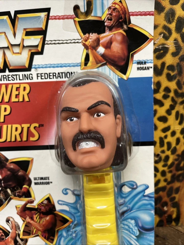 FIGURA DE COLECCIÓN 1990 WWF POWER GRIP CHORROS JAKE LA SERPIENTE ROBERTS WCW HASBRO LJN Foto 4 de 4