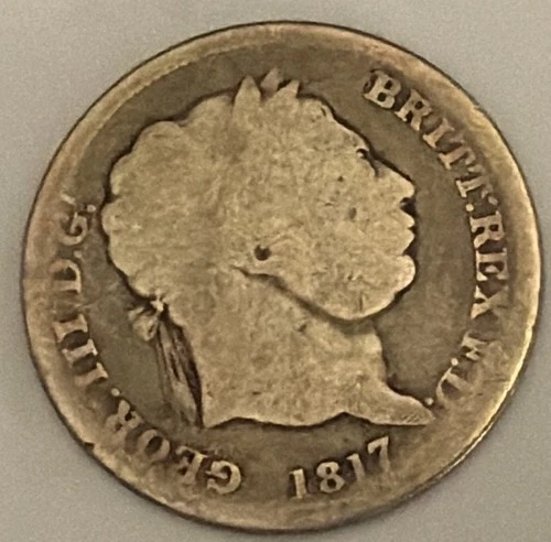 Photo of a 1817 Great Britain Shilling (1816-1837) from an eBay listing that sold on Jul 1, 2026