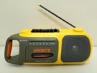 Vtg Early 90s Sony Sports Model CFM-104 Portable AM/FM Radio Cassette EXCELLENT!