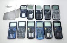 Lot Of 10 UNTESTED Texas Instruments TI-82 TI-83 TI-84 TI- Graphing Calculators