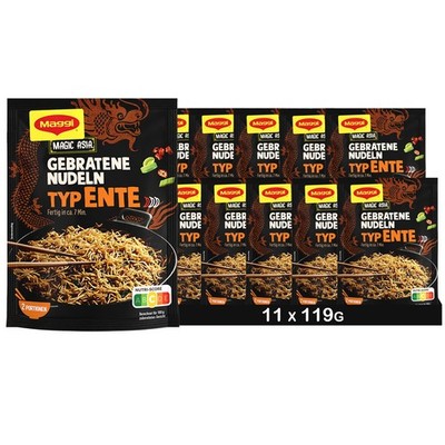 MAGGI Magic Asia Gebratene Nudeln Ente (11 x 119g)