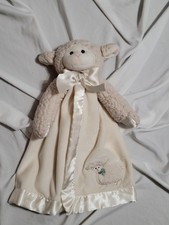 BEARINGTON BABY Cream Lamb Sheep BABY SECURITY BLANKET Blankie Plush Lovey