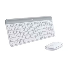 Logitech - MK470 Full-size Wireless Scissor Keyboard and Mouse Bundle for Win...