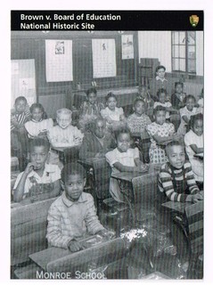 Civil War to Civil Rights NPS Trading Card Brown v. BOE NHS Separate Schools