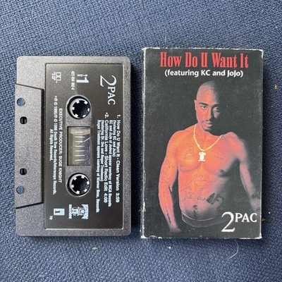 How Do U Want It Cassette Tape by 2Pac 1996 Death Row Records